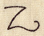 Handwriting Letter Z - Lowercase