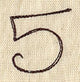Handwriting Number 5