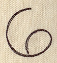 Handwriting Number 6