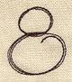 Handwriting Number 8