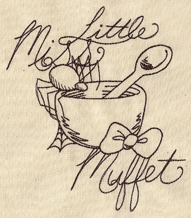 Nursery Rhymes - Little Miss Muffet Sketch