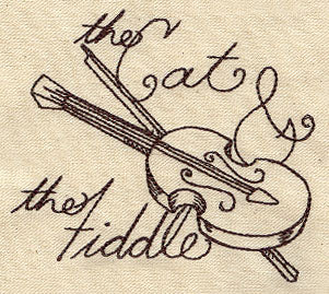 Nursery Rhymes - Cat and the Fiddle Sketch