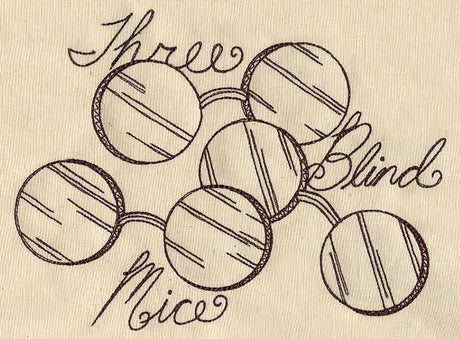 Nursery Rhymes - Three Blind Mice Sketch
