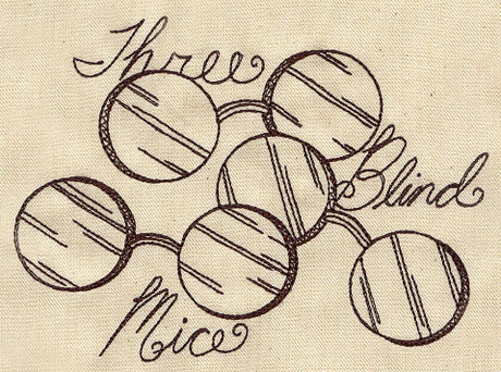 Nursery Rhymes - Three Blind Mice Sketch