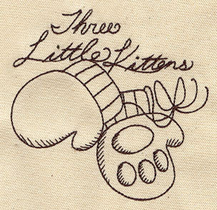 Nursery Rhymes - Three Little Kittens Sketch