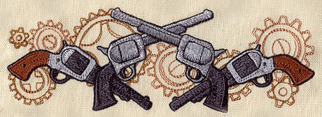 Western Steampunk - Pistols Border