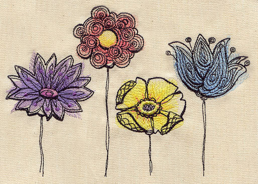 Painted Flowers