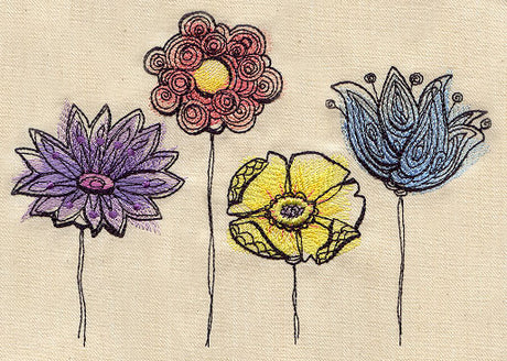 Painted Flowers