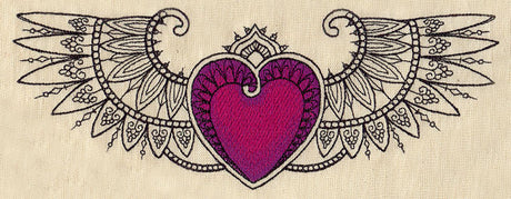 Delicate Winged Heart