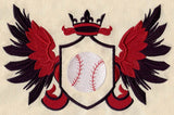 Sporty Baseball Crest