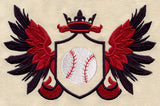 Sporty Baseball Crest