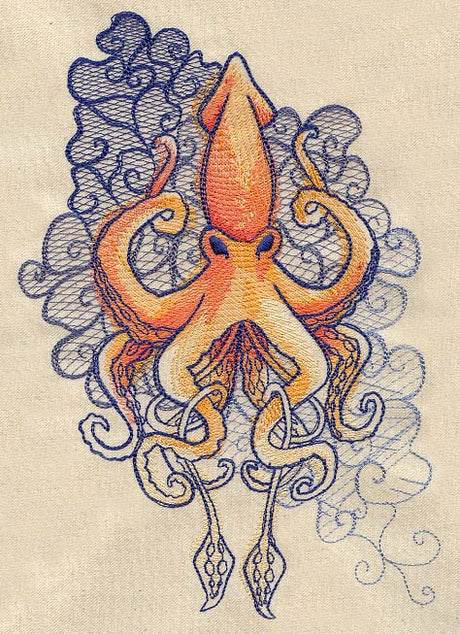 The Seven Seas - Squid Tattoo