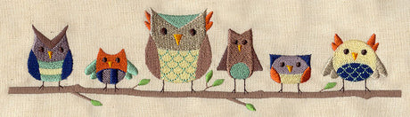 Owl Lined Up