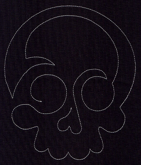 Quilting Skull (Single Run)