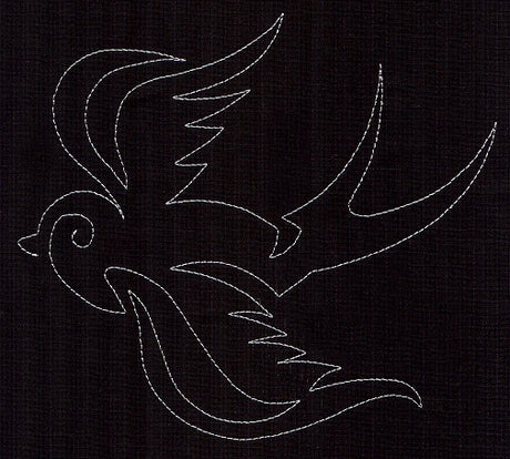 Quilting Swallow (Single Run)