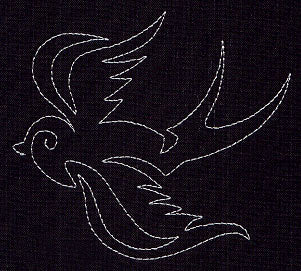Quilting Swallow (Single Run)