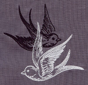 Light and Shadow Swallows