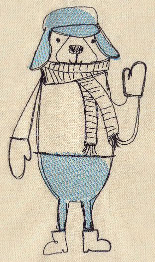 Bundled Up Bear