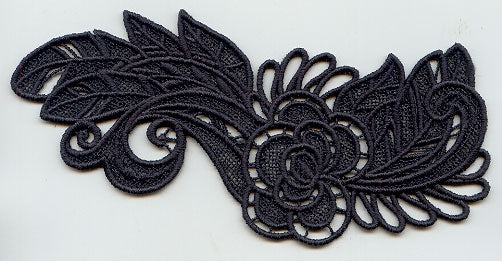 Flower and Feathers Flourish (Lace)