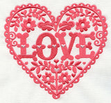 Love and Flowers Heart