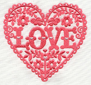Love and Flowers Heart