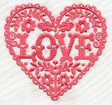 Love and Flowers Heart