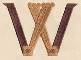 Steampunk Letter W - Uppercase