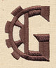 Steampunk Letter G - Uppercase