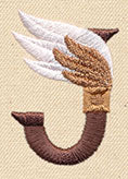 Steampunk Letter J - Uppercase