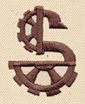 Steampunk Letter S - Uppercase