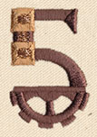 Steampunk Number 5 - Embellished