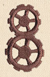 Steampunk Number 8 - Embellished