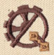 Steampunk Letter Q - Uppercase