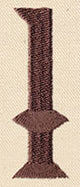 Steampunk Letter L - Lowercase