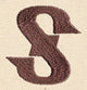 Steampunk Letter S - Lowercase