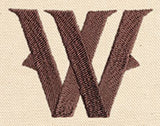 Steampunk Letter W - Lowercase