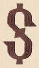 Steampunk Punctuation - Dollar Sign