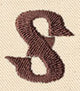 Steampunk Letter S - Lowercase