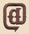 Steampunk Punctuation - At Sign