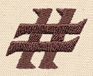Steampunk Punctuation - Number Sign