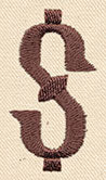 Steampunk Punctuation - Dollar Sign