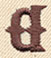 Steampunk Letter A - Lowercase