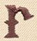 Steampunk Letter R - Lowercase
