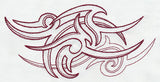 Lucky 7 Tribal Swirl