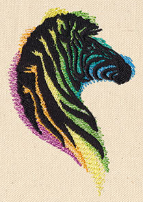 Rainbow Zebra – Urban Threads