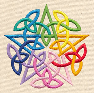 Rainbow Pentacle