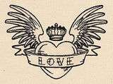 Thread Tattoos - Winged Heart