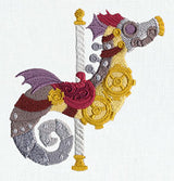 Steampunk Carousel - Seahorse