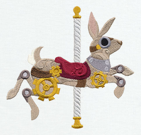 Steampunk Carousel - Bunny