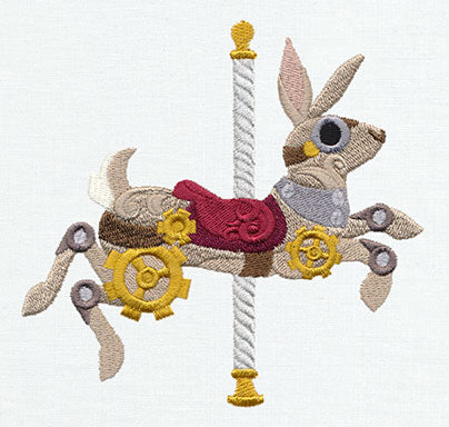 Steampunk Carousel - Bunny